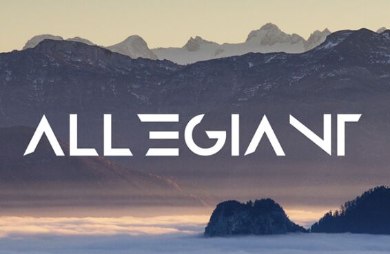 ALLEGIANT - Free font